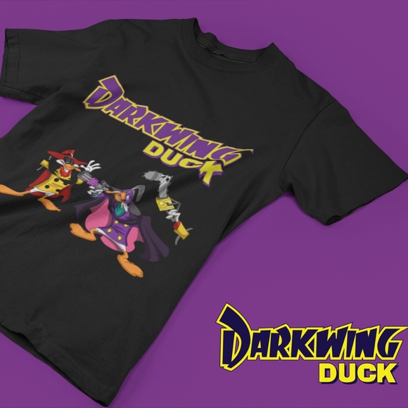 Darkwing Duck Unisex Shirt, Classic Disney Cartoon - Picture 2 of 3